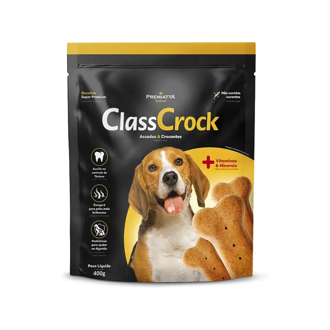 Premiatta Biscoito Classcrock Para Cães 400G