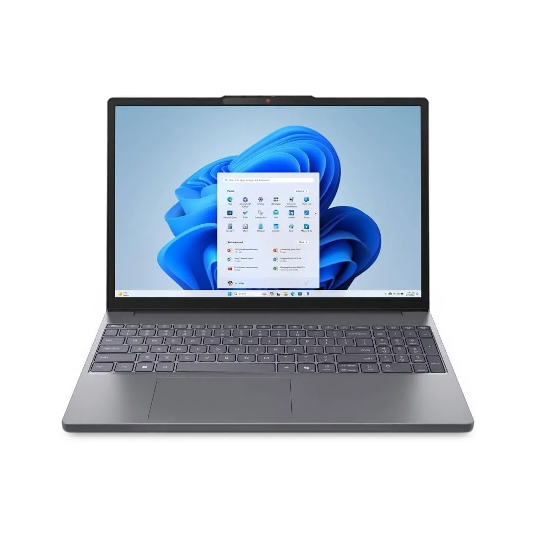 Notebook Lenovo IdeaPad Slim 3 15.3" Luna Grey - Intel Core 3 100U, 8GB RAM, 256GB SSD, Windows 11