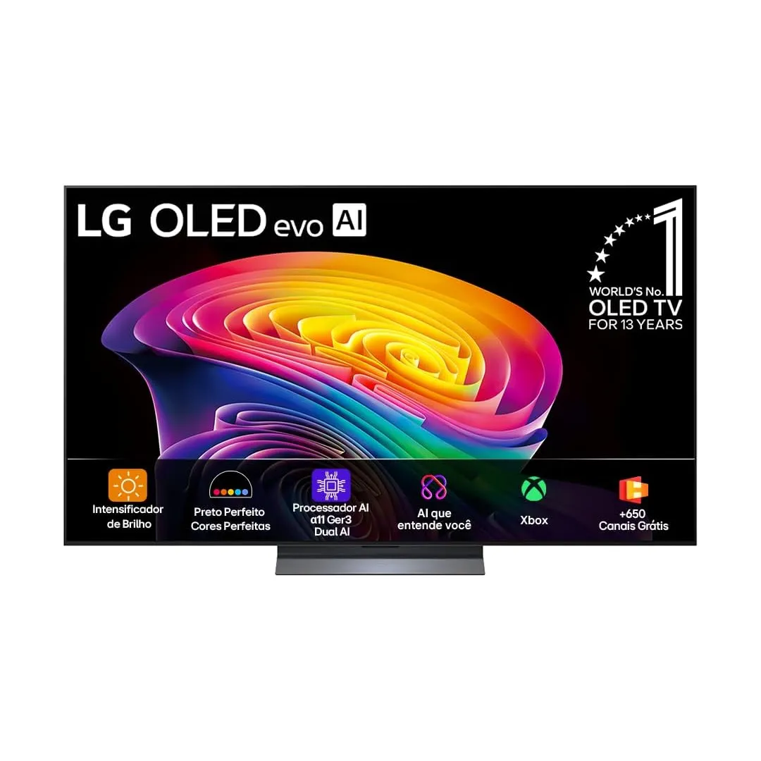 Smart TV LG OLED evo AI 4K C6 55 polegadas 2026