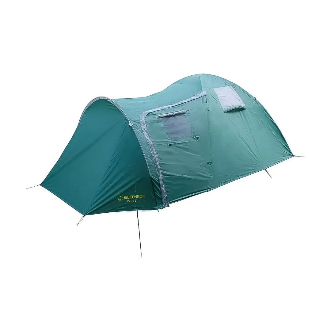 Guepardo, Barraca de Camping Zeus para 5 Pessoas com Avancê Fechado e Coluna d'Água de 2500 mm