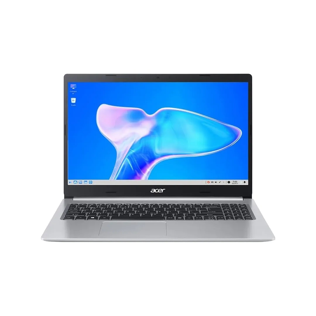 Acer Notebook Aspire 5 AMD Ryzen 5 5500U 16GB SSD 512GB 15.6" Full HD Linux Preto Alimentação CA Compatível c/ Mouse USB - A515-45-R478