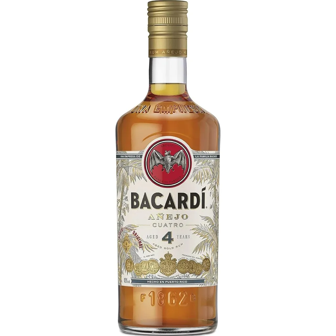 RUM BACARDI 4 ANOS 750ML